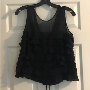 Marc Jacobs silk ruffle top